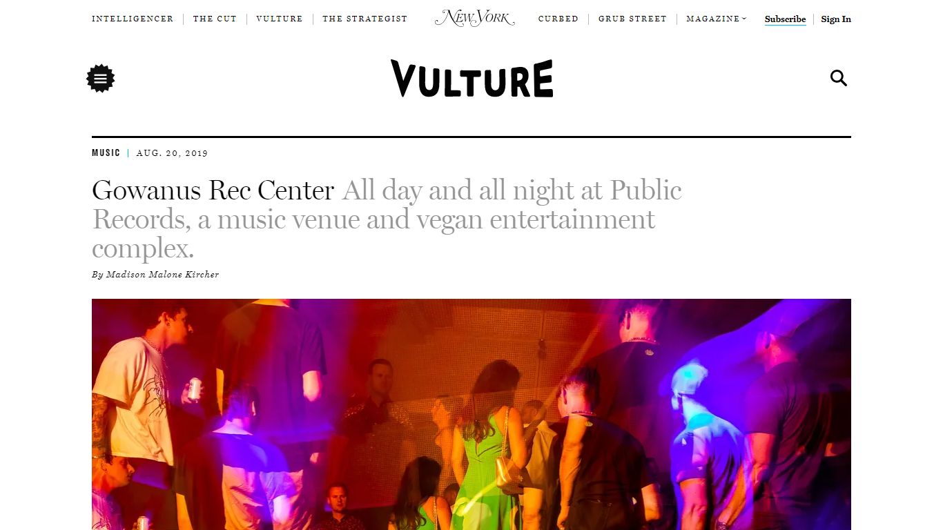 Inside Public Records, Brooklyn’s Newest Vegan Music Venue